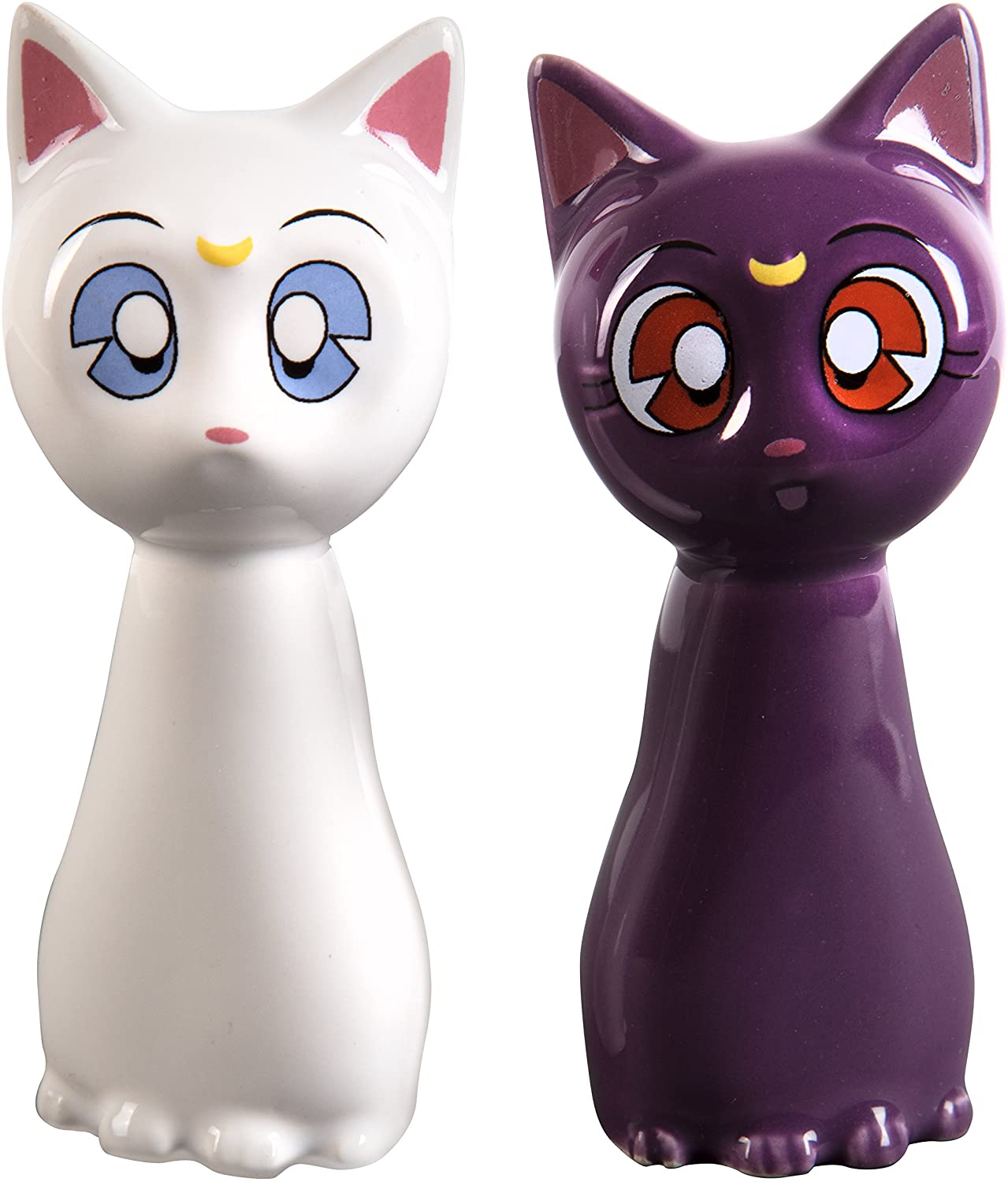 Sailor Moon ceramic salt and pepper shakers