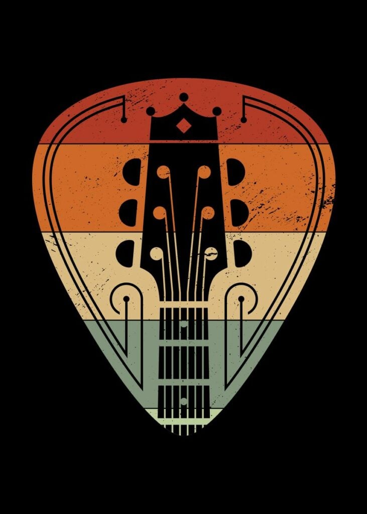 Guitar Pick Poster