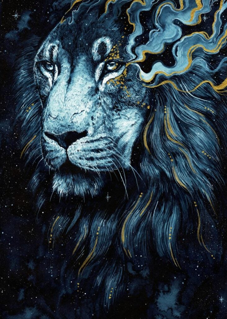 In the Darkness Lion Poster