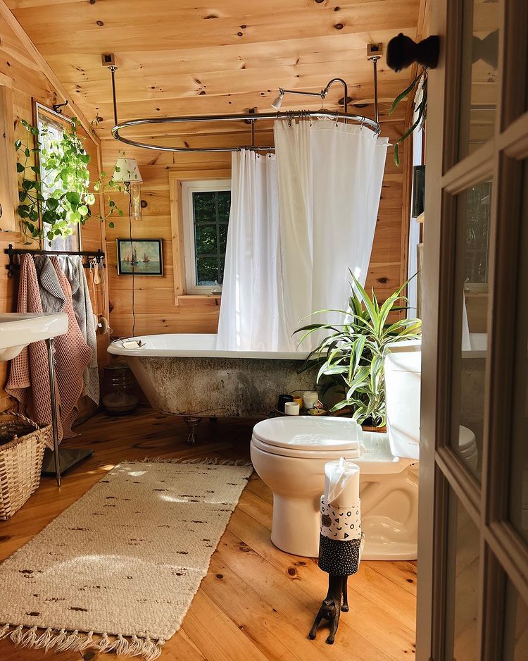 rustic bathroom