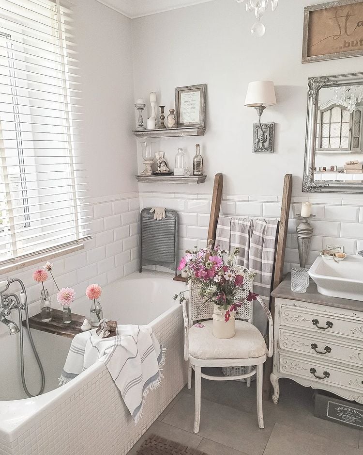 rustic bathroom