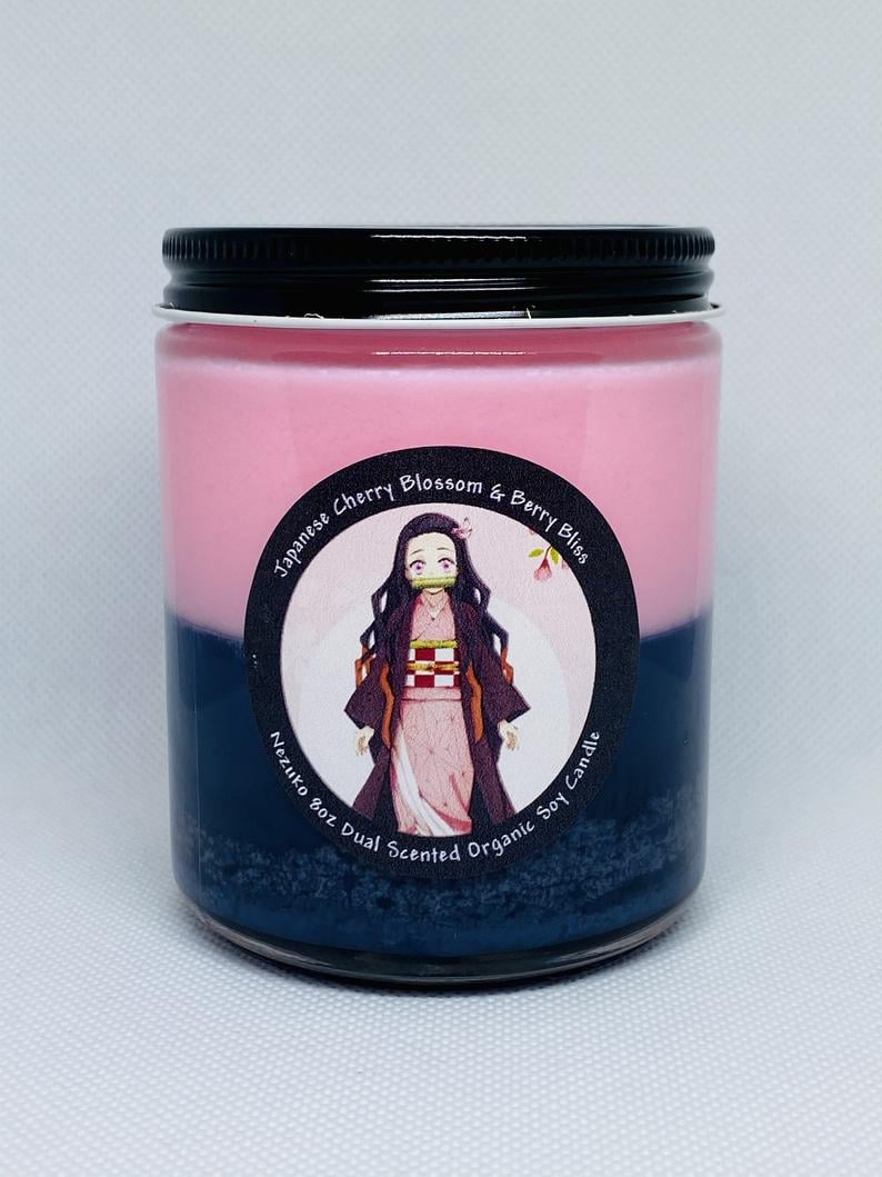 Anime scented candle