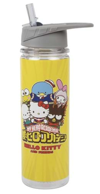 Hello Kitty & My Hero Academia water bottle